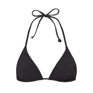 Skims Signature Swim Medium Triangle Top Onyx Black